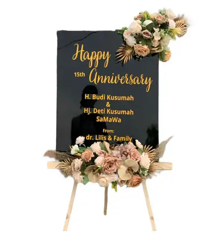 Papan Bunga Akrilik Sia