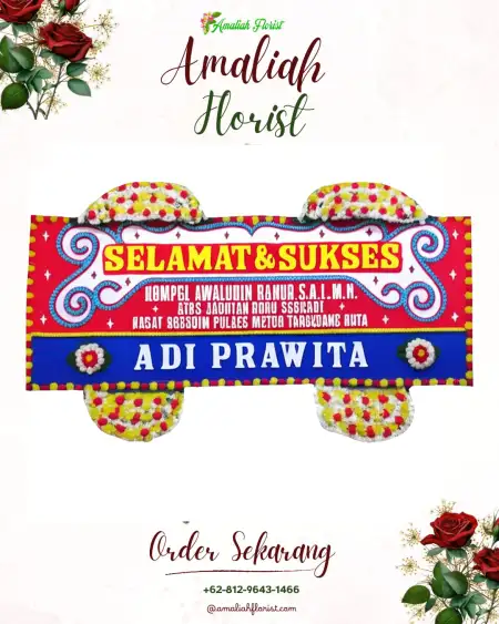Papan Bunga Ucapan Selamat Sia